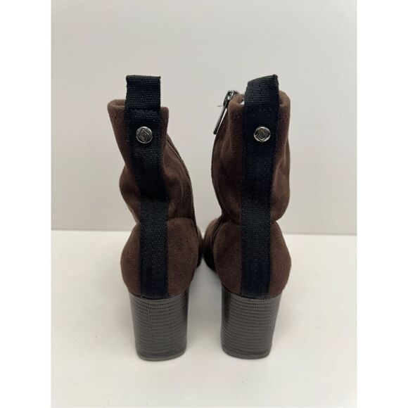 Donald J. Pliner Cattie Bootie Size 6.5 Brown Block Heel Round Toe Boots NEW - Picture 6 of 10
